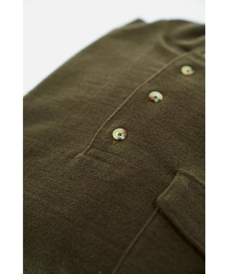YE OLDE & NEW MAN RANDONNEUR MOCK POLO SHIRT(LIGHT BOA)