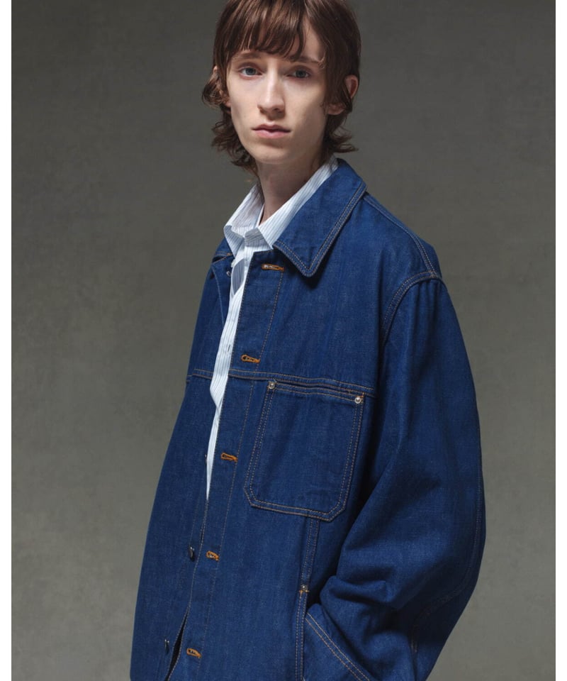 ジャケット・アウター cottontwill coveralls made in france 60s DEADSTOCK FRENCH WORK COTTON TWILL JACKET（フレンチワーク