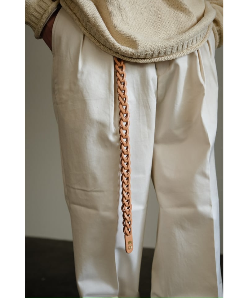 ULTERIOR フィンクスコットン ギャバジン タックトラウザー ULTERIOR - FINX COTTON GABARDINE TUCKED TROUSERS
