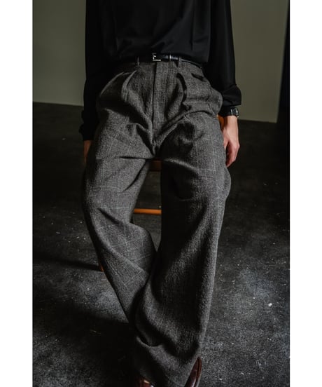 m's braque "Exclusive" TUCKED BAGGY PANTS