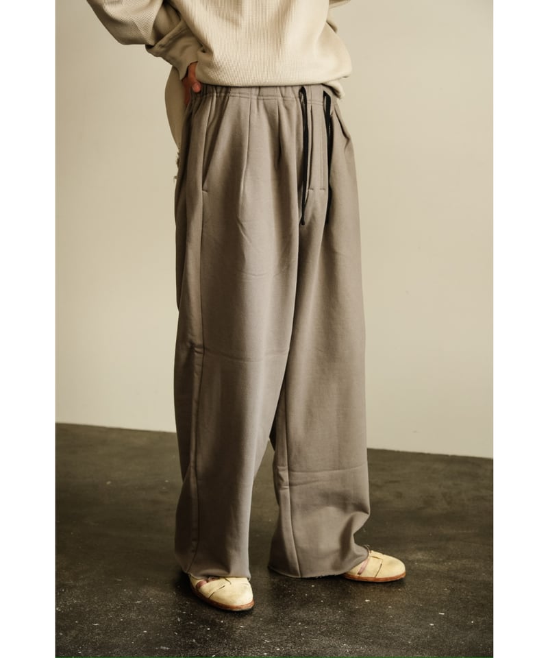 パンツ ancellm tuck SWEAT PANTS TUCK SWEAT PANTS(BLACK) – ANCELLM