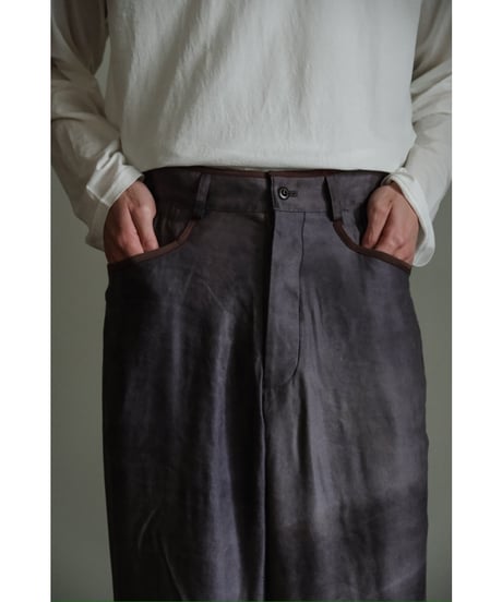 m's braque GATHERED WAIST WIDE PANTS