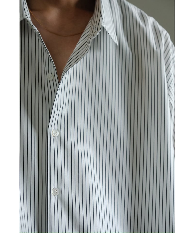KANEMASA PHIL. 46G Atmosphere Stripe Shirt | Mu