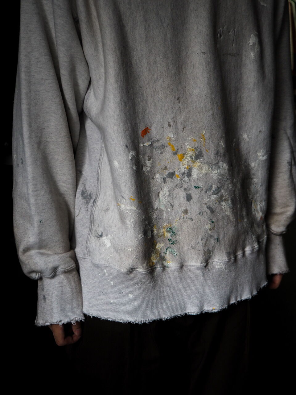 ANCELLM HAND PAINTING SWEAT SHIRT | MusterWerk ANCELLM HAND PAINTING SWEAT SHIRT | MusterWerk