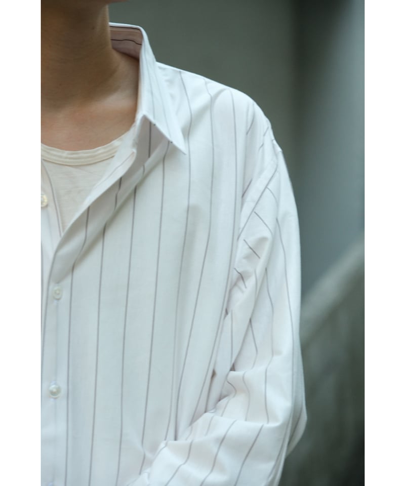 KANEMASA PHIL. 46G Atmosphere Stripe Shirt | Mu