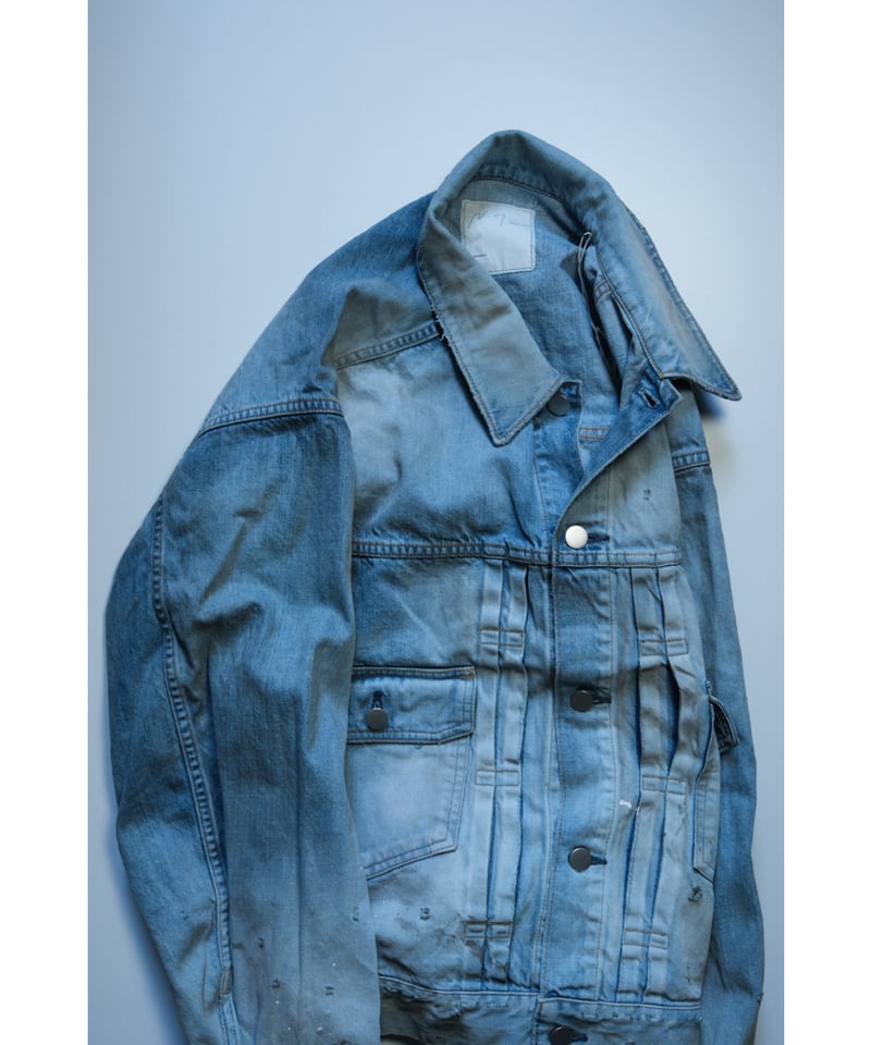 ANCELLM AGING DENIM JACKET | MusterWerk Sud. ANCELLM AGING DENIM JACKET | MusterWerk Sud.