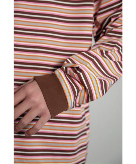 KANEMASA PHIL. 36G Multi Border L/S Tee