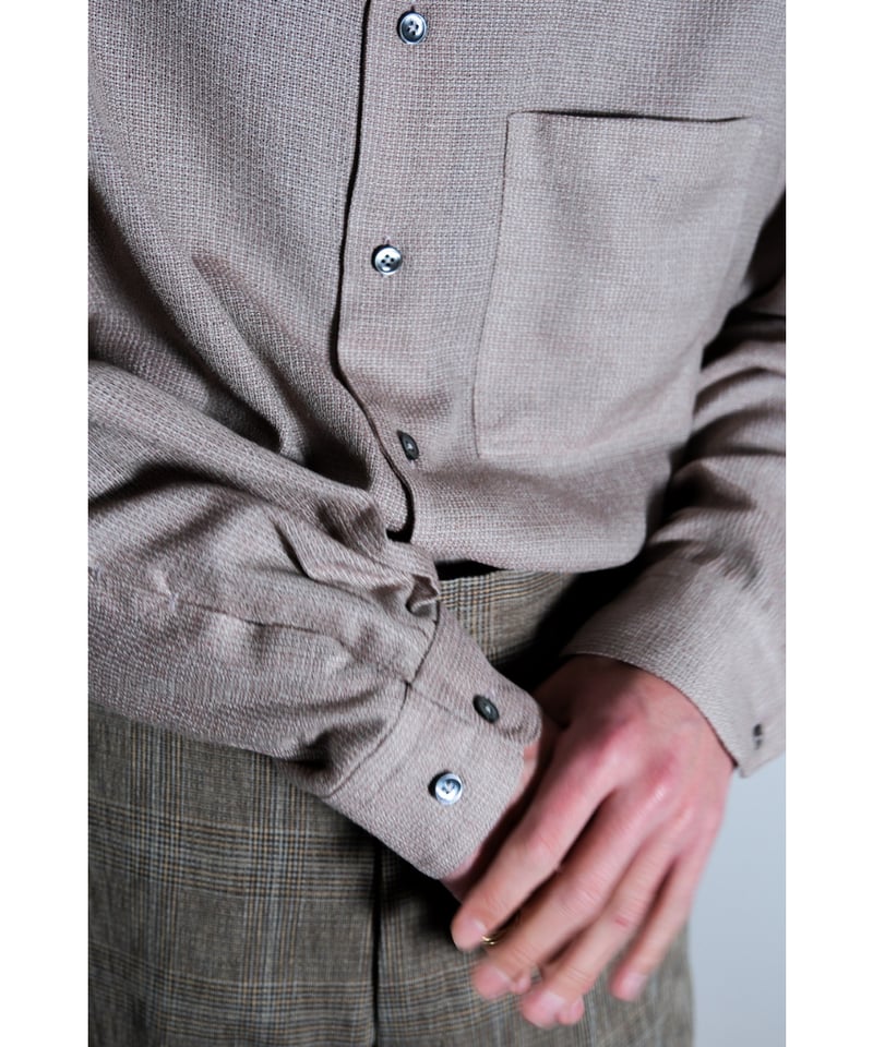 Gorsch the merry coachman 22A/W ウール長袖シャツ Gorsch the merry coachman(ゴーシュザメリーコーチマン
