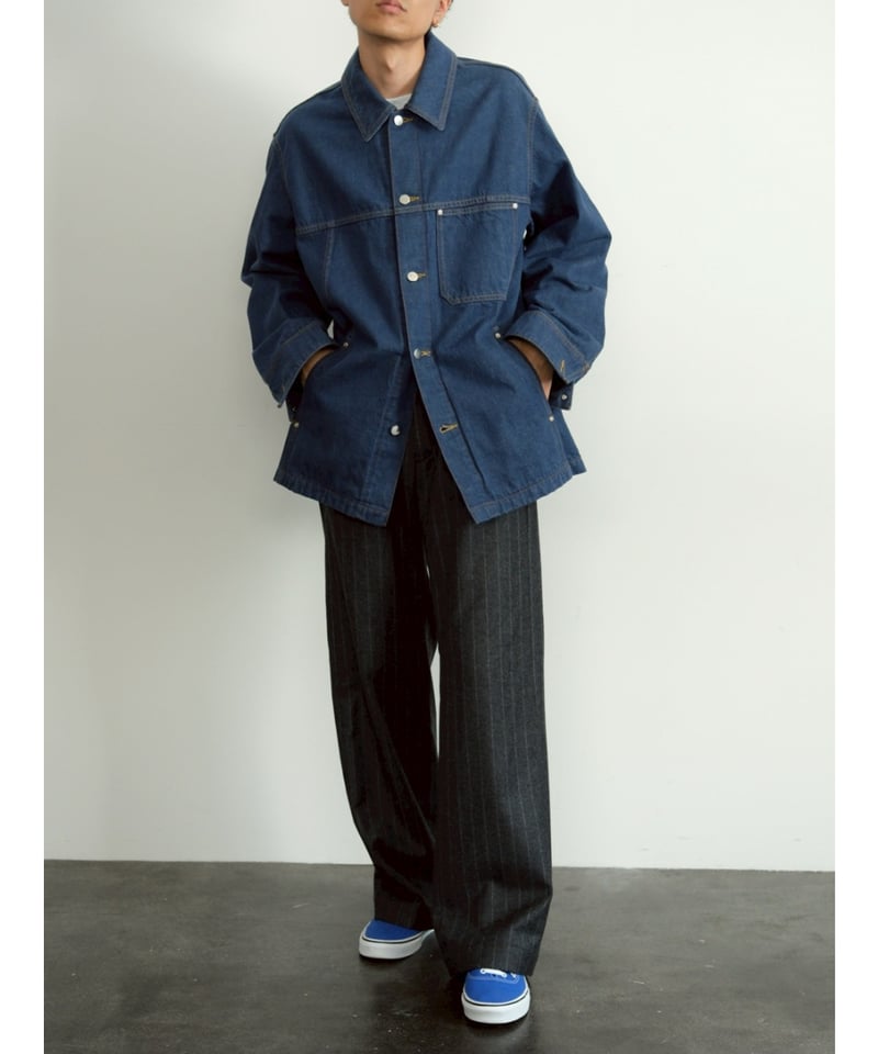 【MusterWerk別注】m's braque CinchBack baggy m's braque 