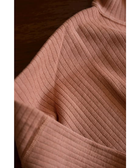 Olde Homesteader "Exclusive" EXTRA COTTON RIB Mock Neck Long Sleeve