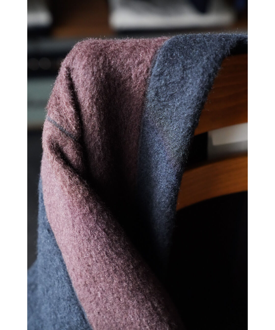 m's braque SOFT SEAM ASSYMETRY NO COLLAR JACKET