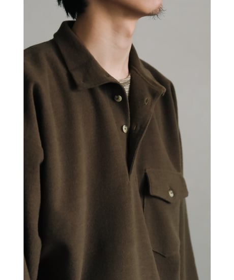 YE OLDE & NEW MAN RANDONNEUR MOCK POLO SHIRT(LIGHT BOA)