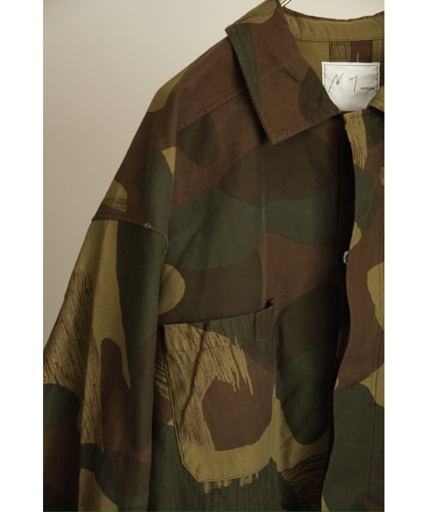 ancellm 24aw camo shirt jacket 1 アンセルム ANCELLM CAMO SHIRT JACKET | MusterWerk Sud.