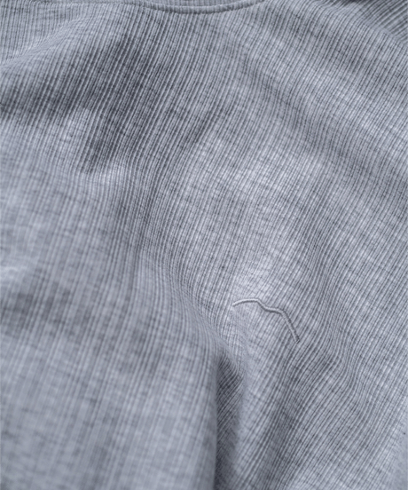 Turtle Neck LS-White Grey