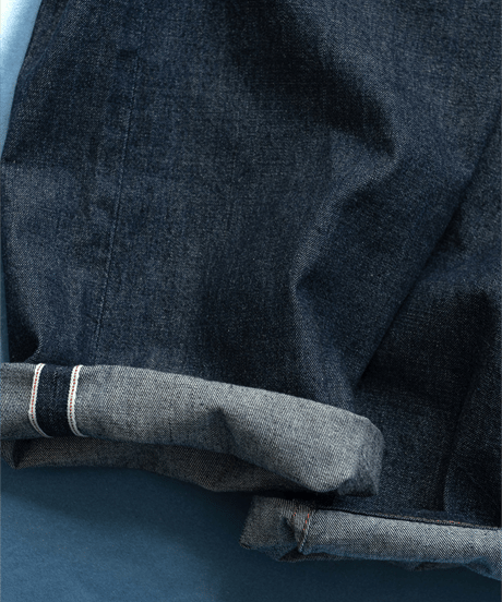 Selvedge Denim Jeans-Indigo