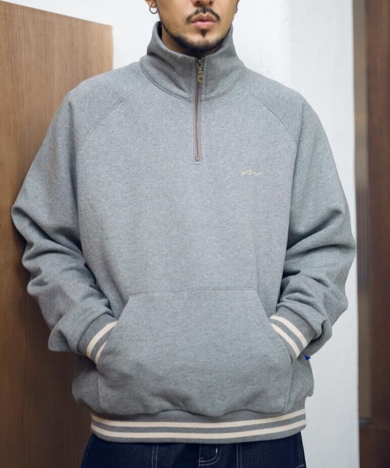 【新品タグ付】かぐれ ワイドハーフスリーブ スウェット グレー 25SS 新品タグ付】かぐれ ワイドハーフスリーブ スウェット グレー