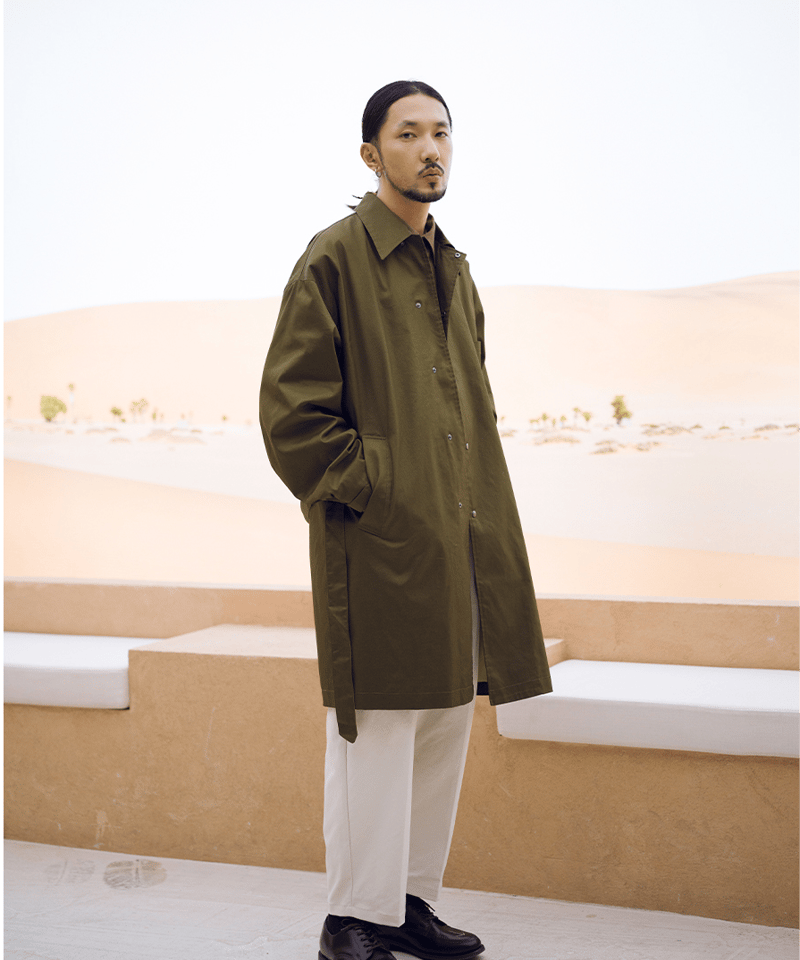 ジャケット・アウター Balmacaan Coat (Gabardine Fabric) Balmacaan Coat (Gabardine Fabric)