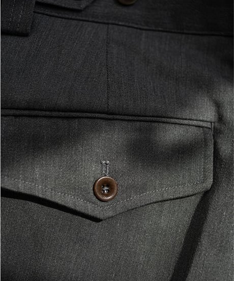 French Army  Chino Pants-Charcoal