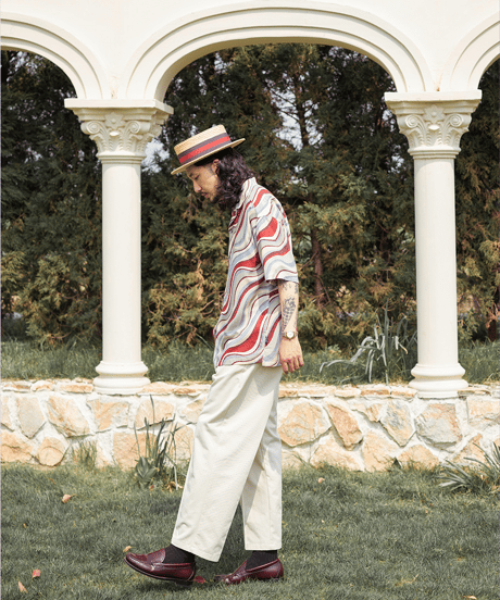 French Army  Chino Pants-Khaki White