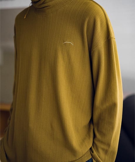 Turtle Neck LS-Gold Brown