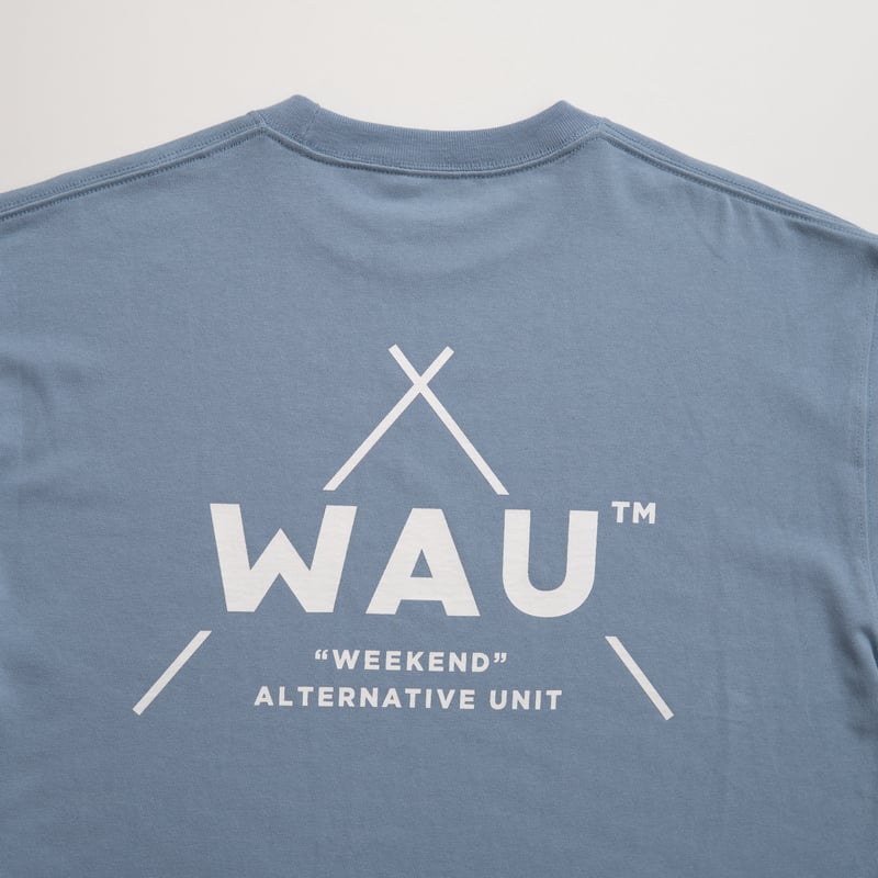 ビッグシルエットTシャツ【アシッドブルー】 | WAU