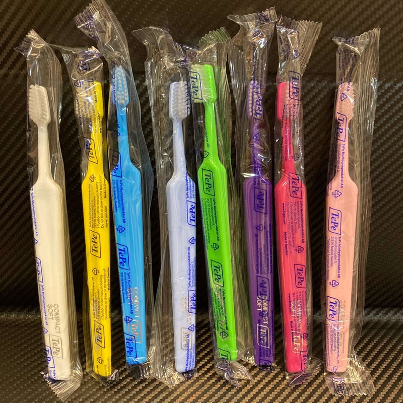 TePe コンパクト エクストラソフト 1本 色お任せ 大人 やわらか | 竹下歯科