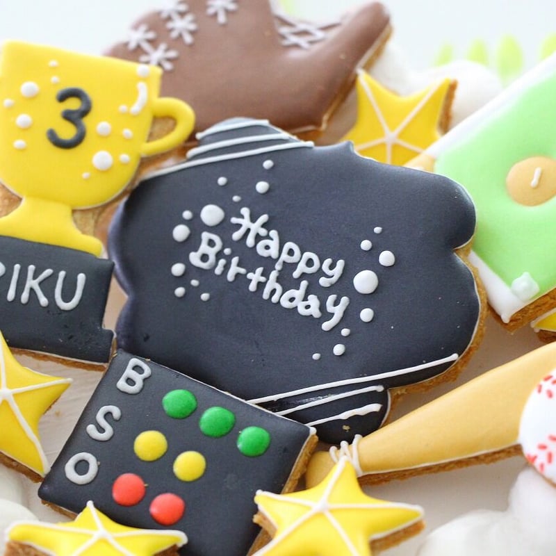 アイシングクッキーセット 【野球】 | お誕生日アイシングクッキー専門