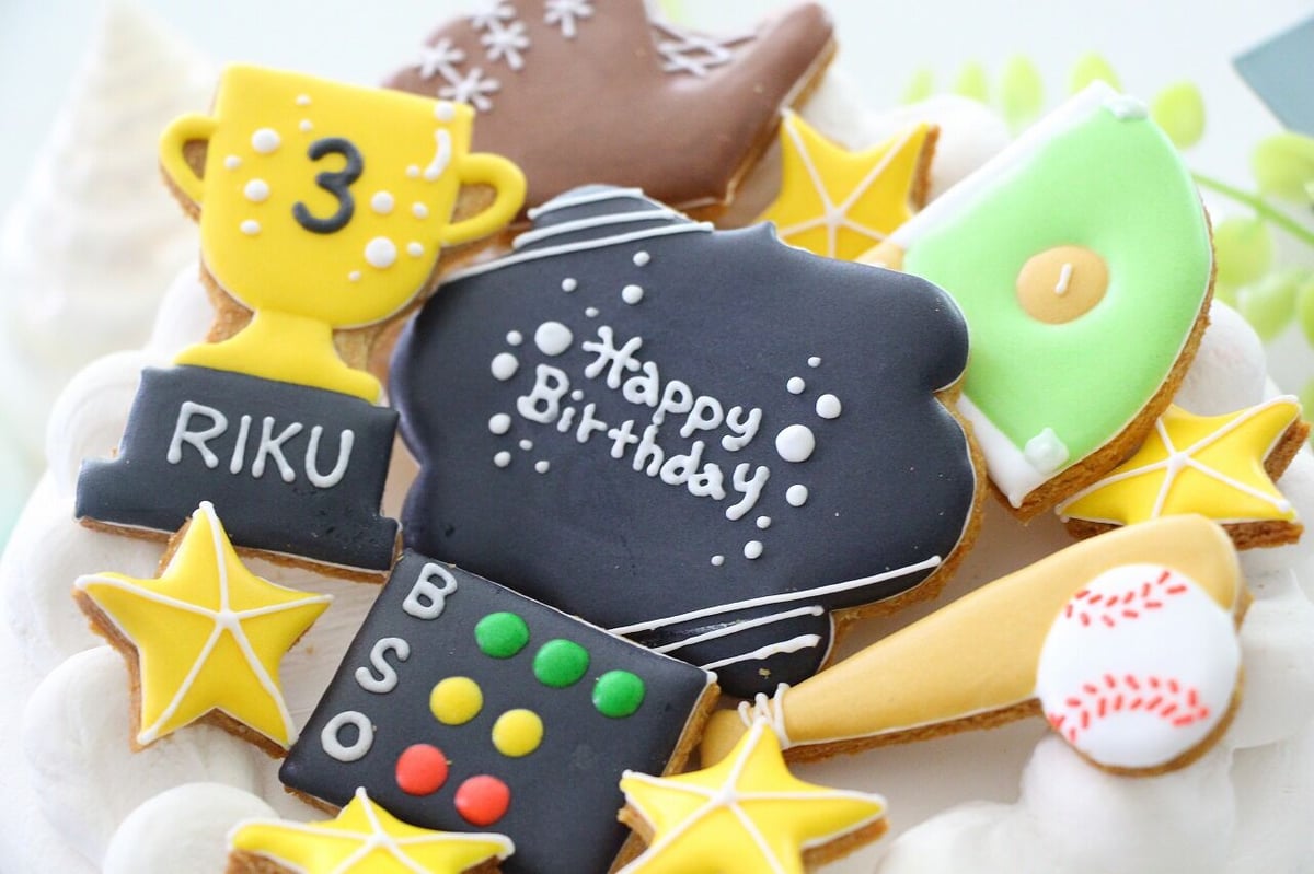 アイシングクッキーセット 【野球】 | お誕生日アイシングクッキー専門