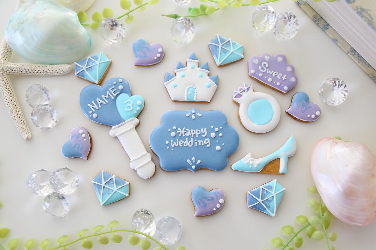 【アイシングクッキー】お誕生日セット 推し活 推し 誕生日アイシングクッキー 4枚1セット(数字1桁） | sweets