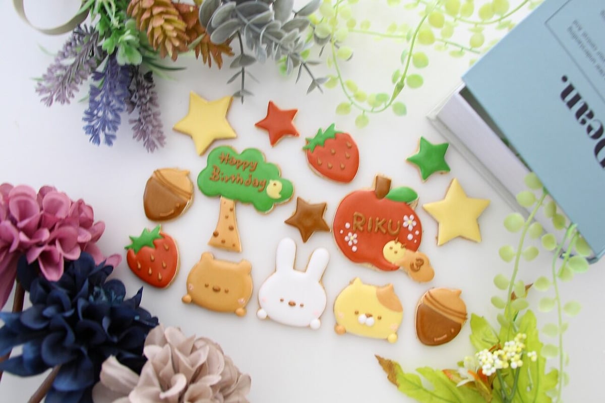 ★シャボン玉 アイシングクッキー シートシール★394 うさぎ クマ セリア ☆シャボン玉 アイシングクッキー シートシール☆394 うさぎ