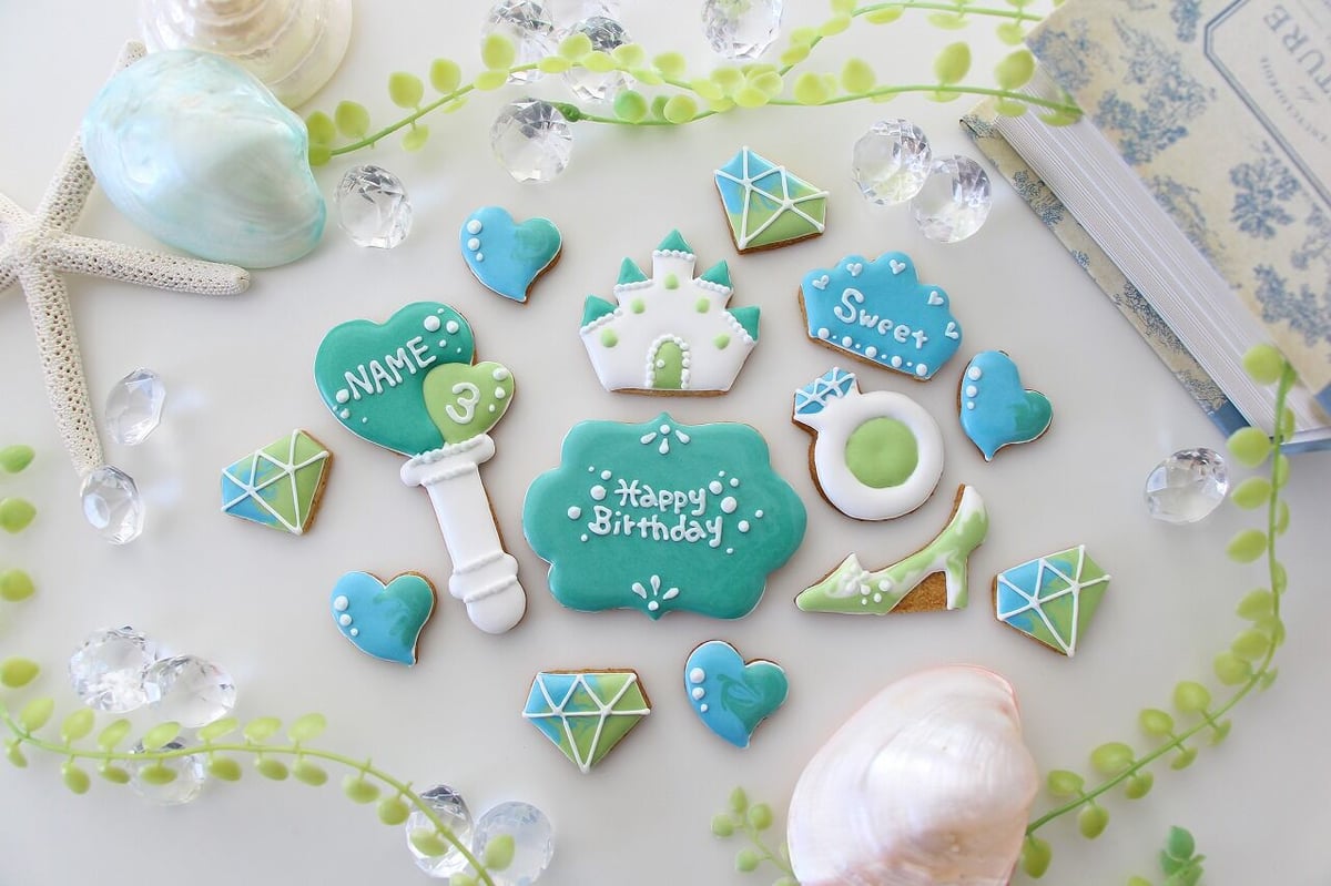 【アイシングクッキー】お誕生日セット 推し活 アイシングクッキー】 誕生日 プリンセス 推し活 | お誕生日