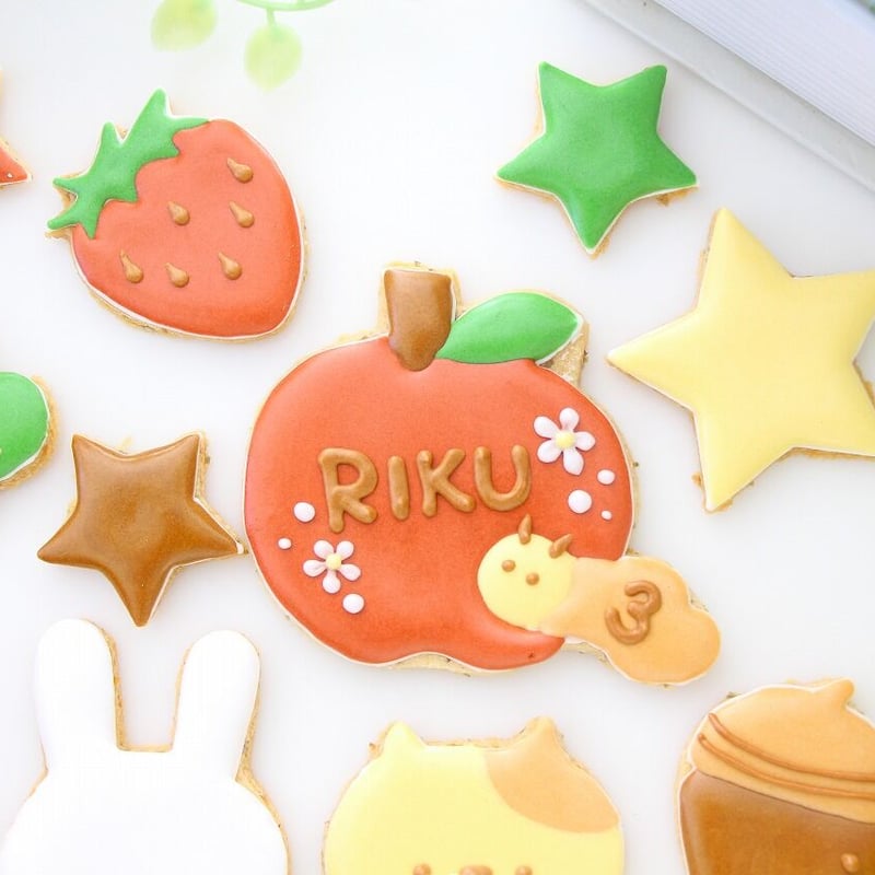 ★シャボン玉 アイシングクッキー シートシール★394 うさぎ クマ セリア fit=scale-down,w=1200