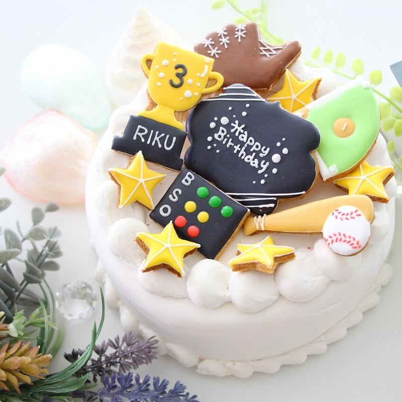 アイシングクッキーセット 【野球】 | お誕生日アイシングクッキー専門