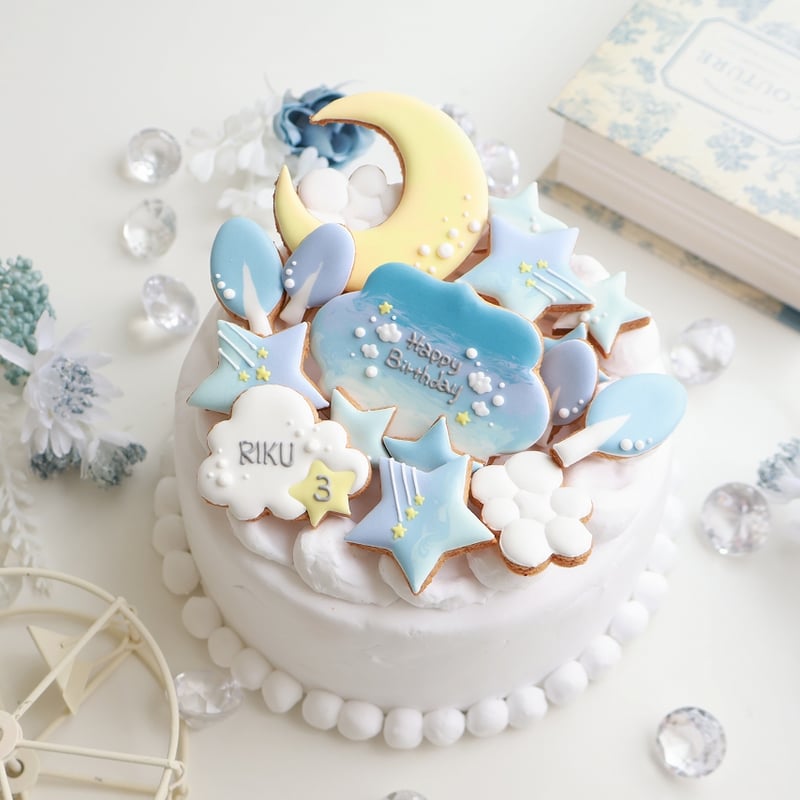 アイシングクッキー】 空 朝焼け 流れ星 誕生日 おしゃれ 人気 