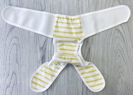 YUZU【Mサイズ単品】おむつカバー イエロー