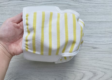 YUZU【Mサイズ単品】おむつカバー イエロー