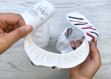 ORIGINAL【Mサイズ単品】おむつカバー ネイビー×レッド
