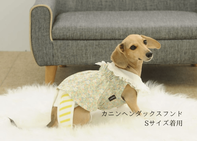 Sサイズ単品】おむつカバー ネイビー×レッド | omuwan｜愛犬の