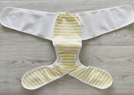 【Lサイズ単品】おむつカバー イエロー