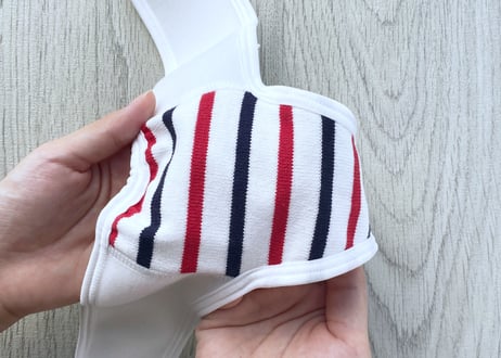 ORIGINAL【Sサイズ単品】おむつカバー ネイビー×レッド