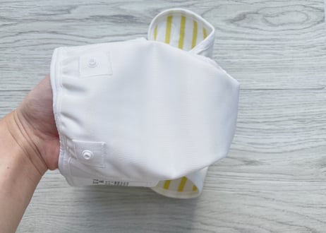 YUZU【Mサイズ単品】おむつカバー イエロー