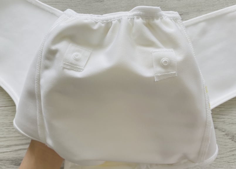 YUZU【Lサイズ単品】おむつカバー イエロー | omuwan｜愛犬のための