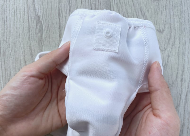 Sサイズ単品】おむつカバー ネイビー×レッド | omuwan｜愛犬のための