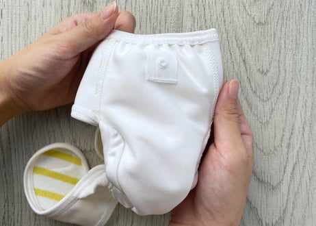 YUZU【Sサイズ単品】おむつカバー イエロー