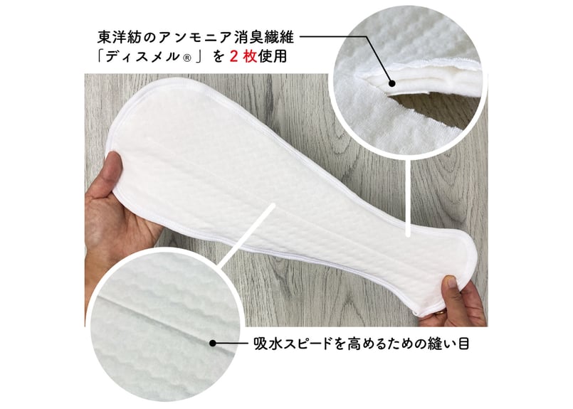 ワンちゃん用のおむつカバー2つ♡46cm&42cm Lサイズセット】おむつカバー＋パッド1枚 ネイビー×レッド（330