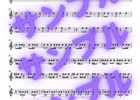 【リズムトレーニング】様々なリズムパターンを効率よく練習！（参考音源＆練習解説シート付き！）