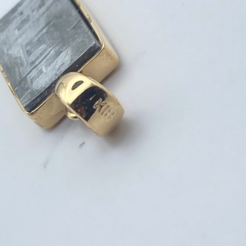 ギベオン隕石K18オリジナルペンダント⑤ | 秘密の石屋