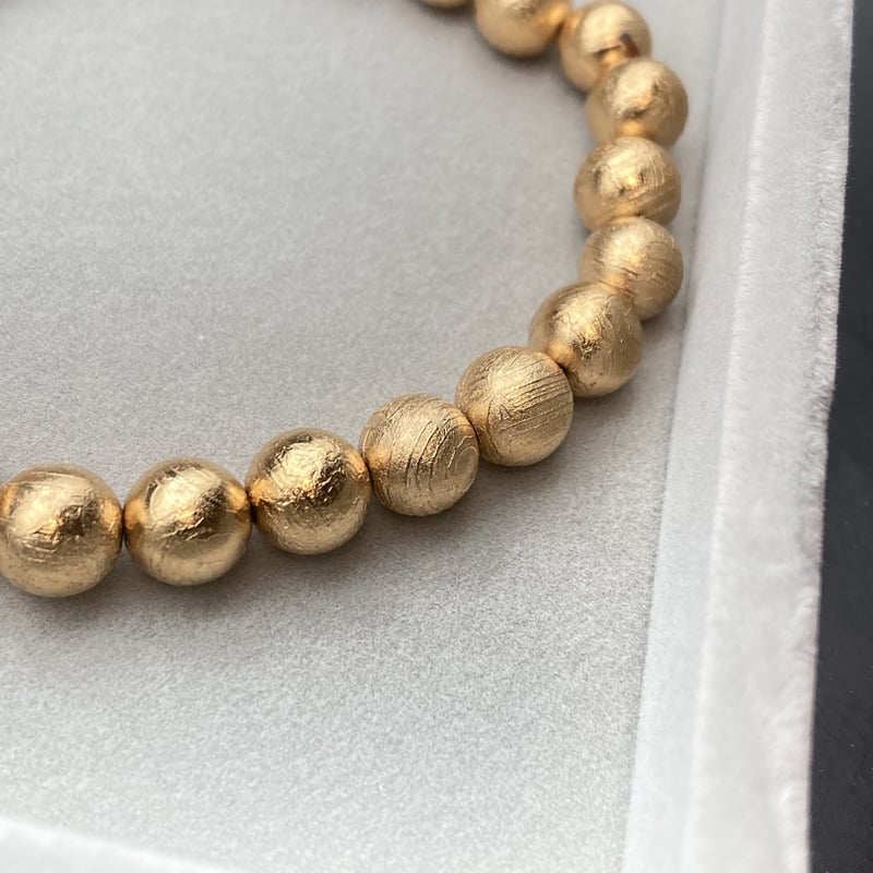 アルタイ隕石ブレスレットローズゴールド8mm | 秘密の石屋