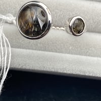 ご注文品】モルダバイトオリジナルK18リング | 秘密の石屋