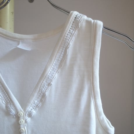 Vintage cotton body suit / Off white